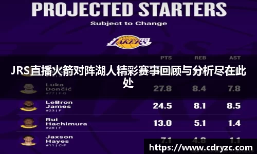 JRS直播火箭对阵湖人精彩赛事回顾与分析尽在此处